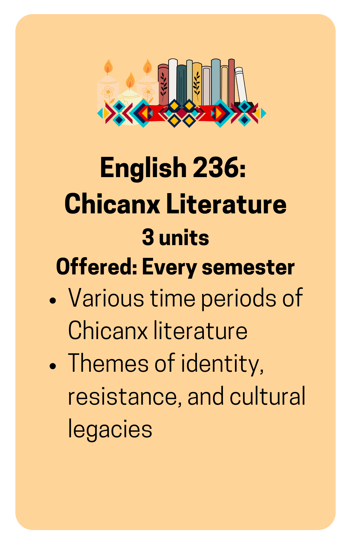 English 236: Chicanx Literature Course Description