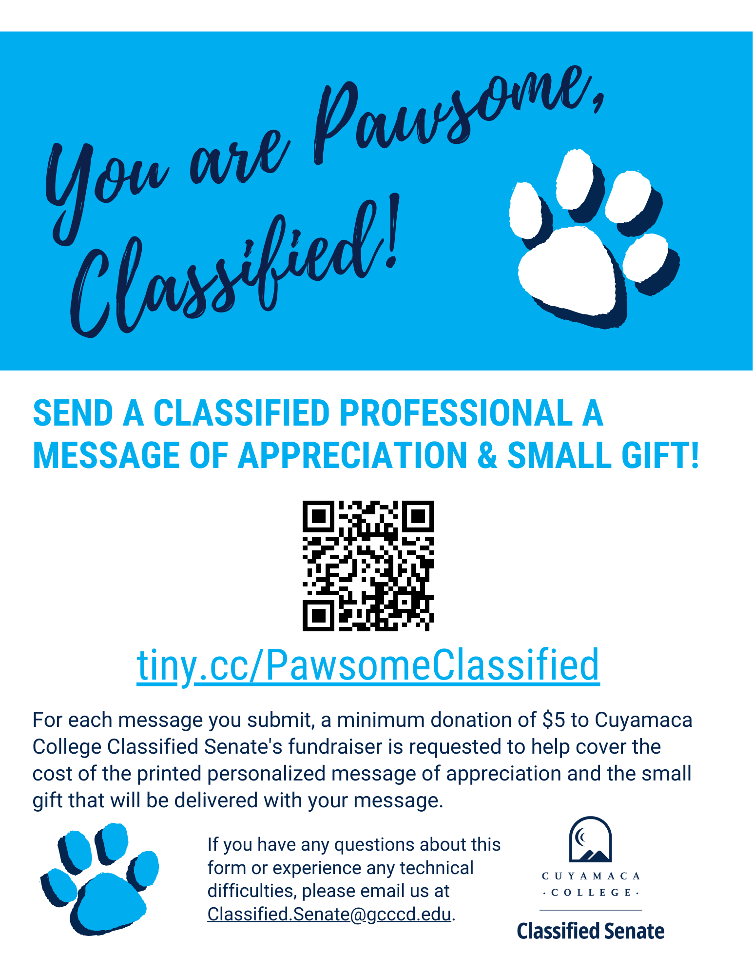 You're Pawsome, Classified! Flyer
