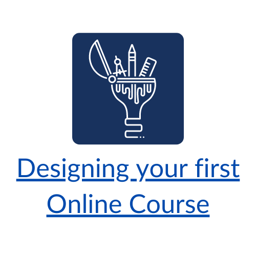 Designing your first online course