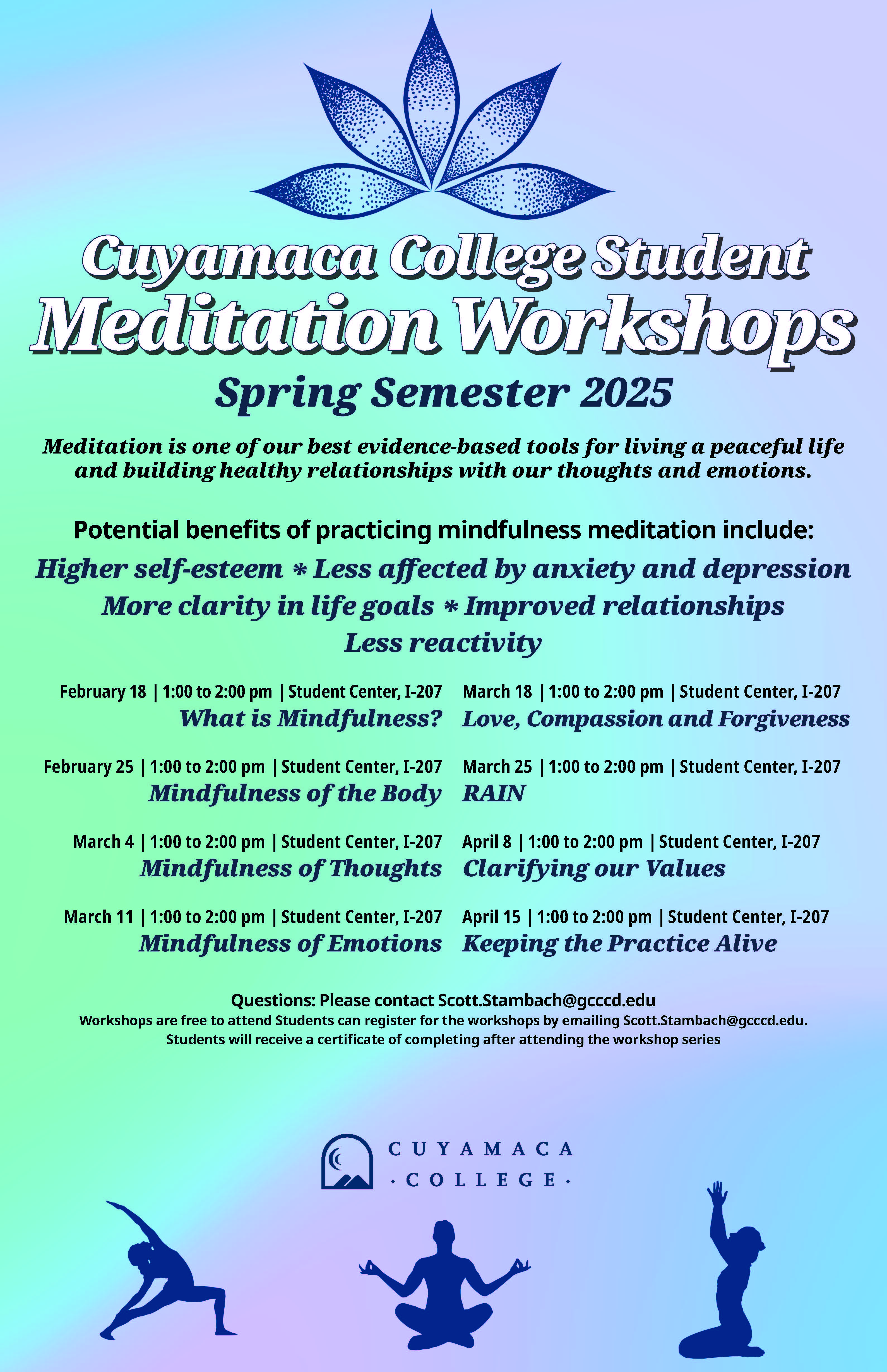 Student Meditation Trainings